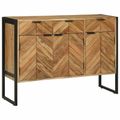 vidaXL Servírovacia skriňa 100 x 30 x 75 cm Akáciový masív