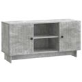 vidaXL TV skrinka 102 x 34,5 x 50 cm Betónovo sivá Kompozitné drevo