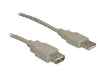 Predlžovacia šnúra USB - USB (M) do USB (F) - 1.8 m - pre P/N: 61477, 61478, 61693, 61746, 61772, 66202, 88537