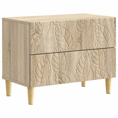 vidaXL Nočný stolík Dub sonoma 62 x 34,5 x 48 cm Kompozitné drevo