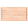 vidaXL Stolová doska 120x60x(2-6) cm neošetrený masív živé hrany