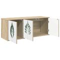vidaXL Nástenný TV kabinet HANAU 102 x 33 x 40 cm Dub sonoma