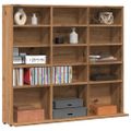 vidaXL CD skrinka dub artisan 100x23x89,5 cm kompozitné drevo