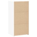 vidaXL Komoda biela 45x41x93 cm spracované drevo