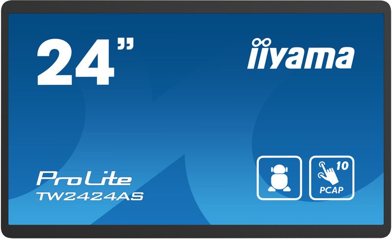 24'' iiyama TW2424AS-B1: PCAP, Android 12, FHD