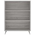 vidaXL Vysoká skrinka sivý dub sonoma 69,5x34x180 cm spracované drevo