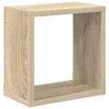 vidaXL Nástenné police 2 ks dub sonoma 26x15x26 cm