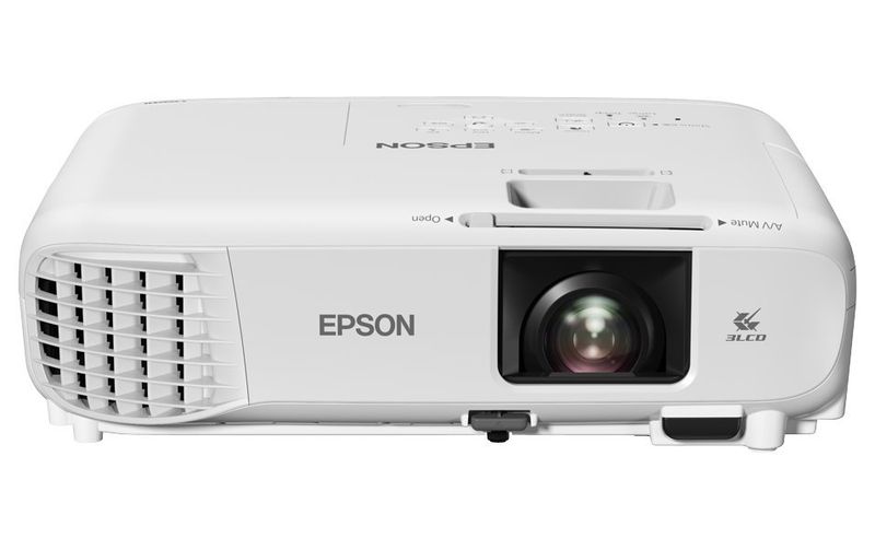 EPSON EB-X49, 3600 Ansi,XGA,4:3 Projektor, 3LCD, XGA, 3600 ANSI, 16000:1, repro, 1x HDMI, 3x VGA, USB, LAN, biely