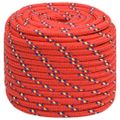 vidaXL Lodné lano červené 18 mm 25 m polypropylén