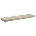 vidaXL Plávajúca nástenná polica, dubová 90x23,5x3,8 cm, MDF