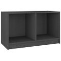 vidaXL TV skrinka sivá 70x33x42 cm masívne borovicové drevo
