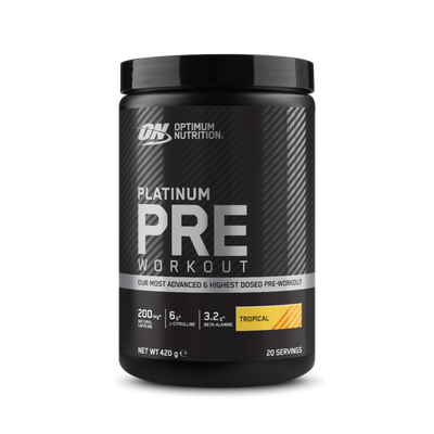 PLATINUM Pre Workout - Optimum Nutrition, tropical