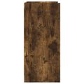 vidaXL Servírovacia skriňa Dymový dub 75 x 36 x 80 cm Kompozitné drevo