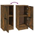 vidaXL Komoda dymový dub 30x30x70 cm spracované drevo