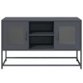 vidaXL TV skrinka antracitová 100,5x39x60,5 cm oceľ