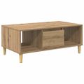 vidaXL Konferenčný stolík Remeselný dub 90 x 50 x 26.5 cm