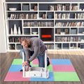 Ochranná puzzle podložka MP10 zelená-modrá-červená
