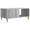 vidaXL Konferenčný stolík Sivá sonoma 90 x 50 x 40 cm Kompozitné drevo