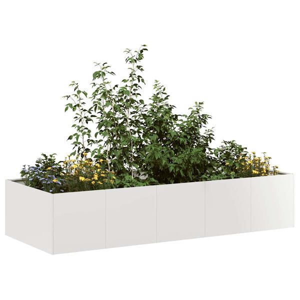 VidaXL kvetináč 200x80x40 cm Nerezová oceľ