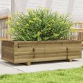 vidaXL Záhradný kvetináč 90x40x26,5 cm impregnovaná borovica