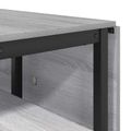 vidaXL Jedálenský stôl 122 x 80 x 76,5 cm Kompozitné drevo Sivý Sonoma