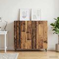 vidaXL Servírovacia skriňa Staré drevo 89 x 34,5 x 82 cm