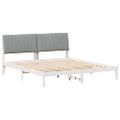 vidaXL Rám postele Svetlosivá 180 x 200 cm Masívne borovicové drevo
