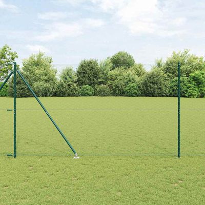 vidaXL Exteriérový hexagonálny plot s prístupovým stĺpikom 50 x 1,5 m