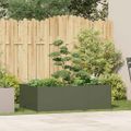 VidaXL kvetináč Olive Green 120x80x40 cm Oceľ