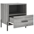 vidaXL Nočné stolíky 2 ks sivé sonoma 40x35x47,5 cm kompozitné drevo