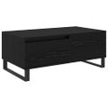 vidaXL Konferenčný stolík Čierny dub 90 x 50 x 36,5 cm