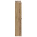 vidaXL Nástenný botník HOORN 71 x 17 x 86 cm Kompozitné drevo