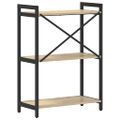vidaXL Regál na knihy 60 x 30 x 85 cm Kompozitné drevo Sonoma dub