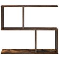 vidaXL Stenná polica Dymový dub 60 x 12 x 50,5 cm Kompozitné drevo