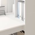vidaXL Stôl Biela Kompozitné drevo 122 x 67 x 145 cm