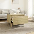 vidaXL Bočné stolíky 2 ks dub sonoma 50x46x35 spracované drevo
