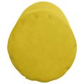 vidaXL Podložkové vankúše 2 pcs Žltá Ø 25 x 70 cm Kordúrová tkanina
