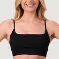 Bezšvová športová podprsenka NEO Black - GymBeam, veľkosť M