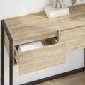 vidaXL Koncový stôl Sonoma 100 x 36 x 75 cm Kompozitné drevo