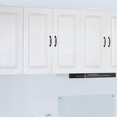 vidaXL Dvierka na umývačku Kalmar Vysoký lesk bielej 80 x 31 x 80 cm