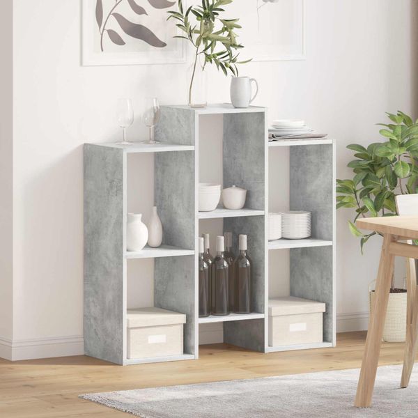 vidaXL Servírovacia skriňa Betónová šedá 90 x 30 x 90 cm