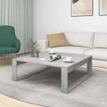 vidaXL Konferenčný stolík, betónovo sivý 100x100x35cm kompozitné drevo