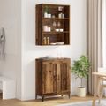vidaXL Highboard 2 ks Staré drevo 69,5 x 34 x 180 cm Kompozitné drevo