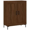 vidaXL Vysoká skrinka hnedý dub 69,5x34x180 cm spracované drevo