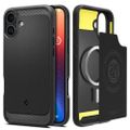 Puzdro Spigen Rugged Armor Mag Magsafe pre iPhone 16 6,1" matná čierna