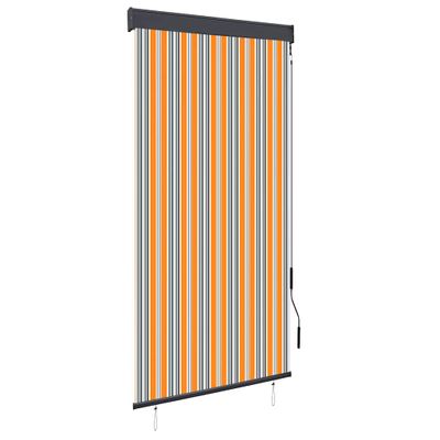 vidaXL Vonkajšia zatemňovacia roleta 100x250 cm žltá a modrá
