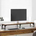 vidaXL Stojan na monitor Staré drevo 105 x 23 x 15,5 cm
