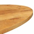 vidaXL Stolová doska 140x60x2,5 cm oválna masívny mangovník
