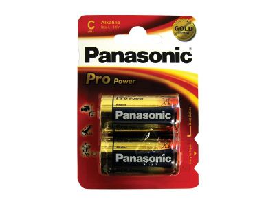 Batéria C (R14) alkalická PANASONIC Pro Power 2 ks / blister