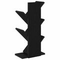 vidaXL Knižnica na stromy 4-úrovňová 30 x 18 x 60 cm Kompozitné drevo